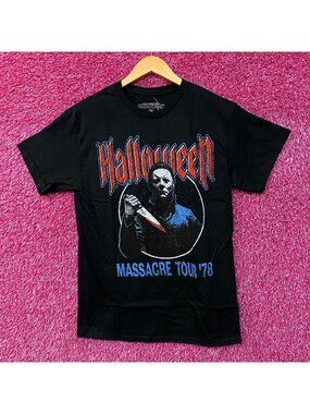 John Carpenter's Halloween Michael Myers Massacre Tour '78 Horror Graphic T-Shir
